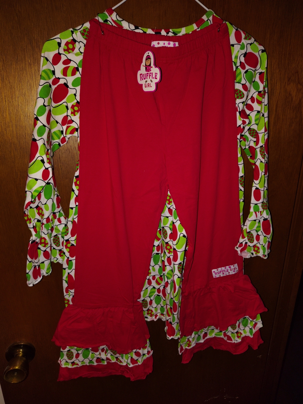Set Of 4 Set Ruffle Girl Out Fits - Picture 2 of 10